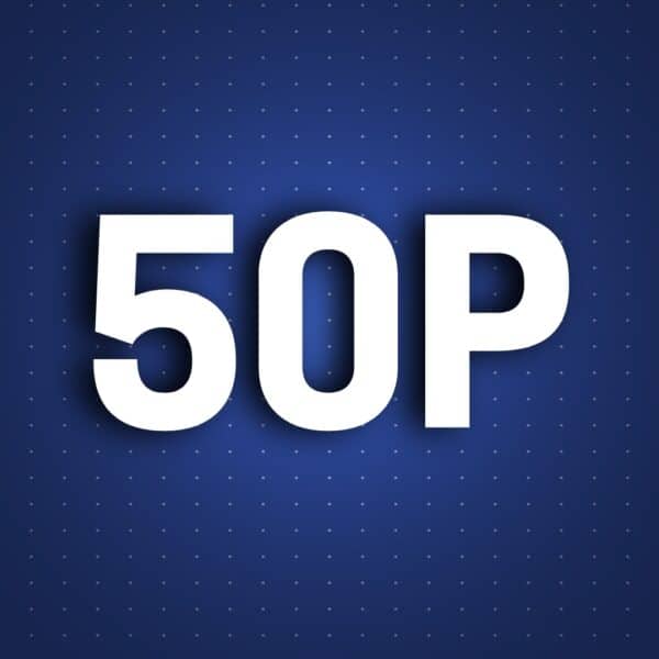 🎩 50p Site Credit