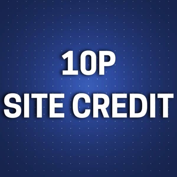 10p Site Credit