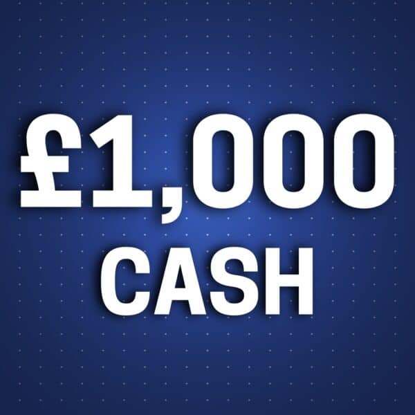 £1,000 Cash