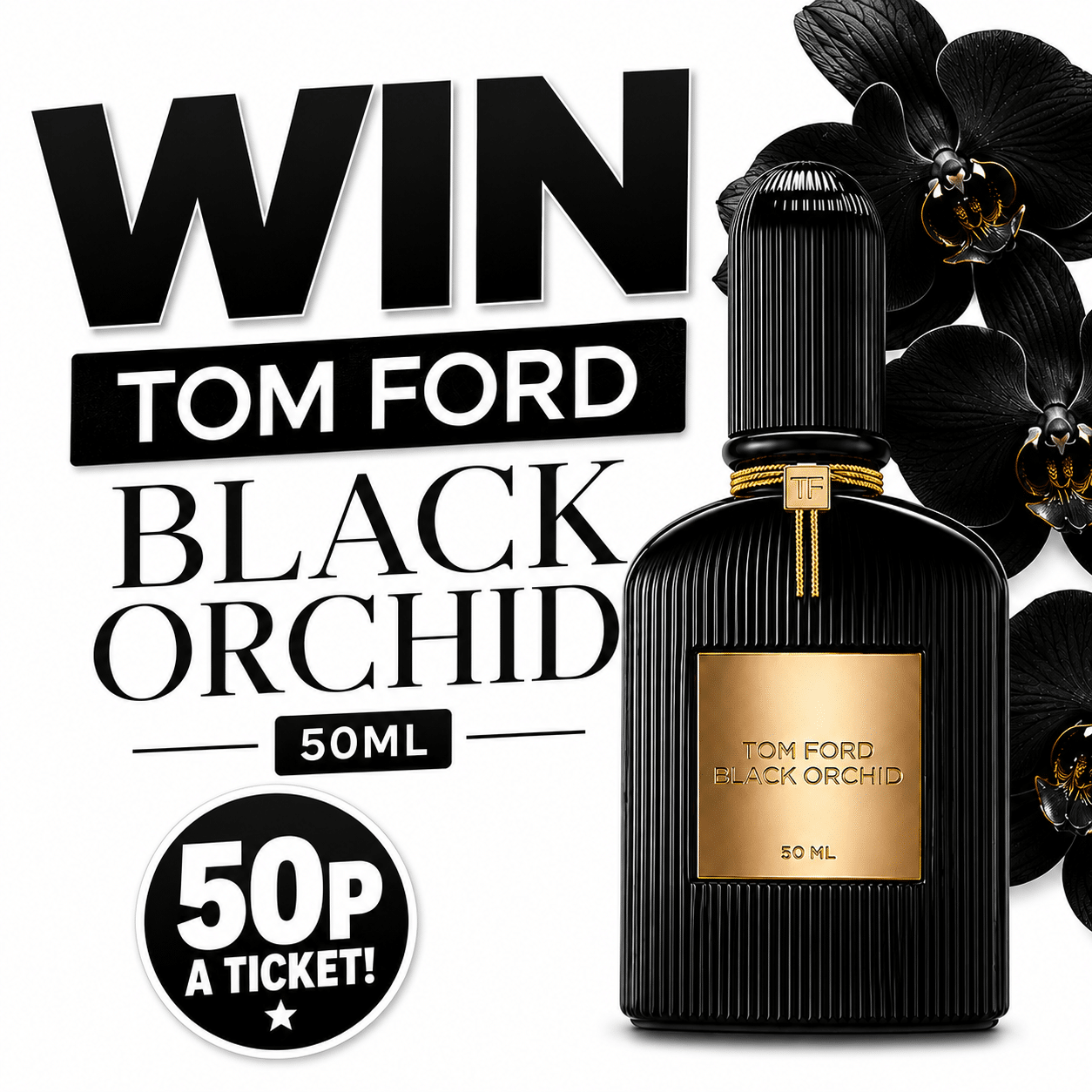 WIN TOM FORD BLACK ORCHID 50ML