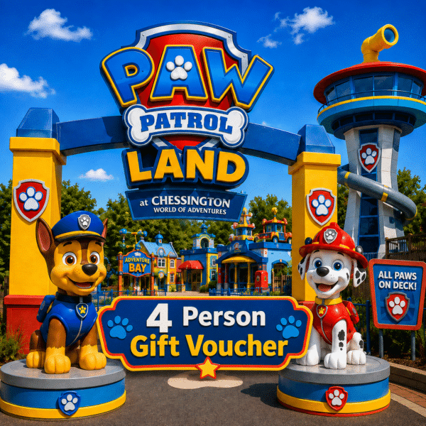 Paw patrol land 4 person gift voucher