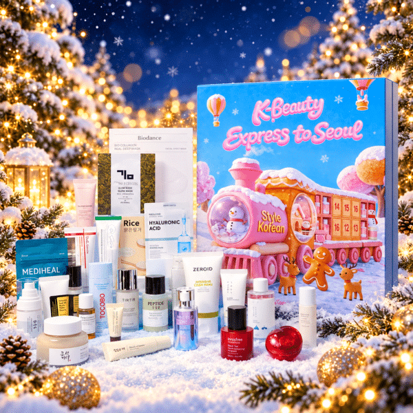 StyleKorean 24 Days K-Beauty Advent Calendar Worth £90 or £75 CASH